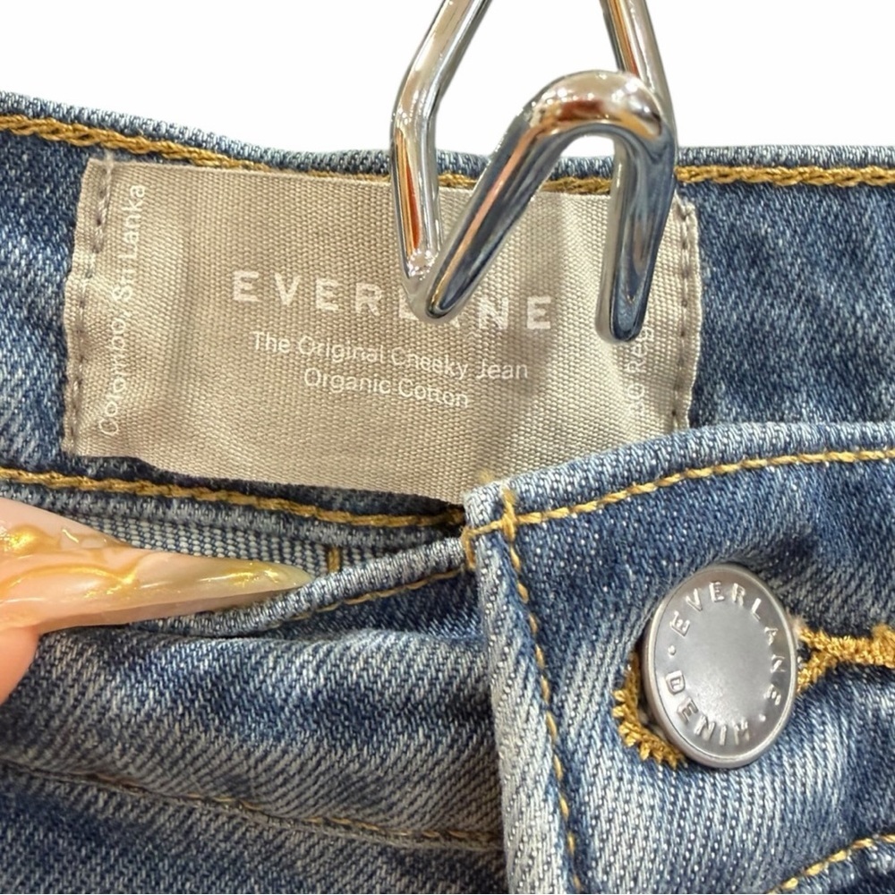 NWT Everlane The Original Cheeky Jean in Stone Wash Sky Size 30 - Picture 3 of 13